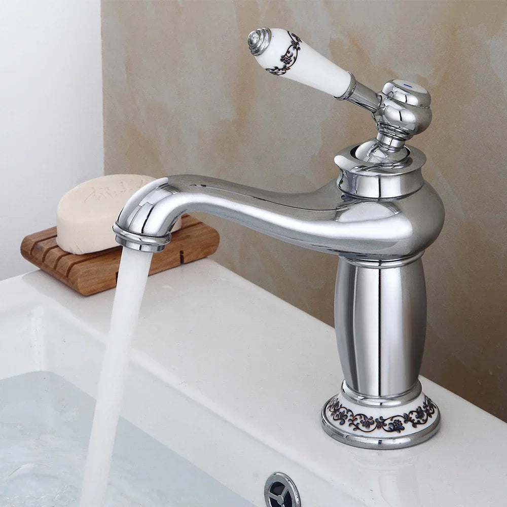 Elegante Vintage Badkamer Kraan