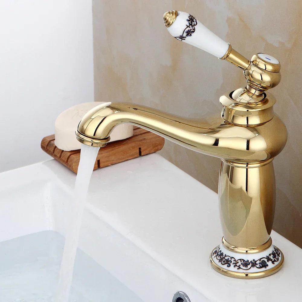 Elegante Vintage Badkamer Kraan